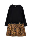 Abito per bambina Monnalisa leopardato - Ninna Nanna