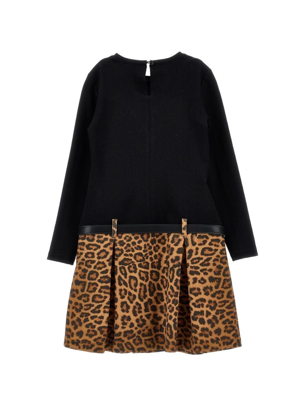 Abito per bambina Monnalisa leopardato - Ninna Nanna
