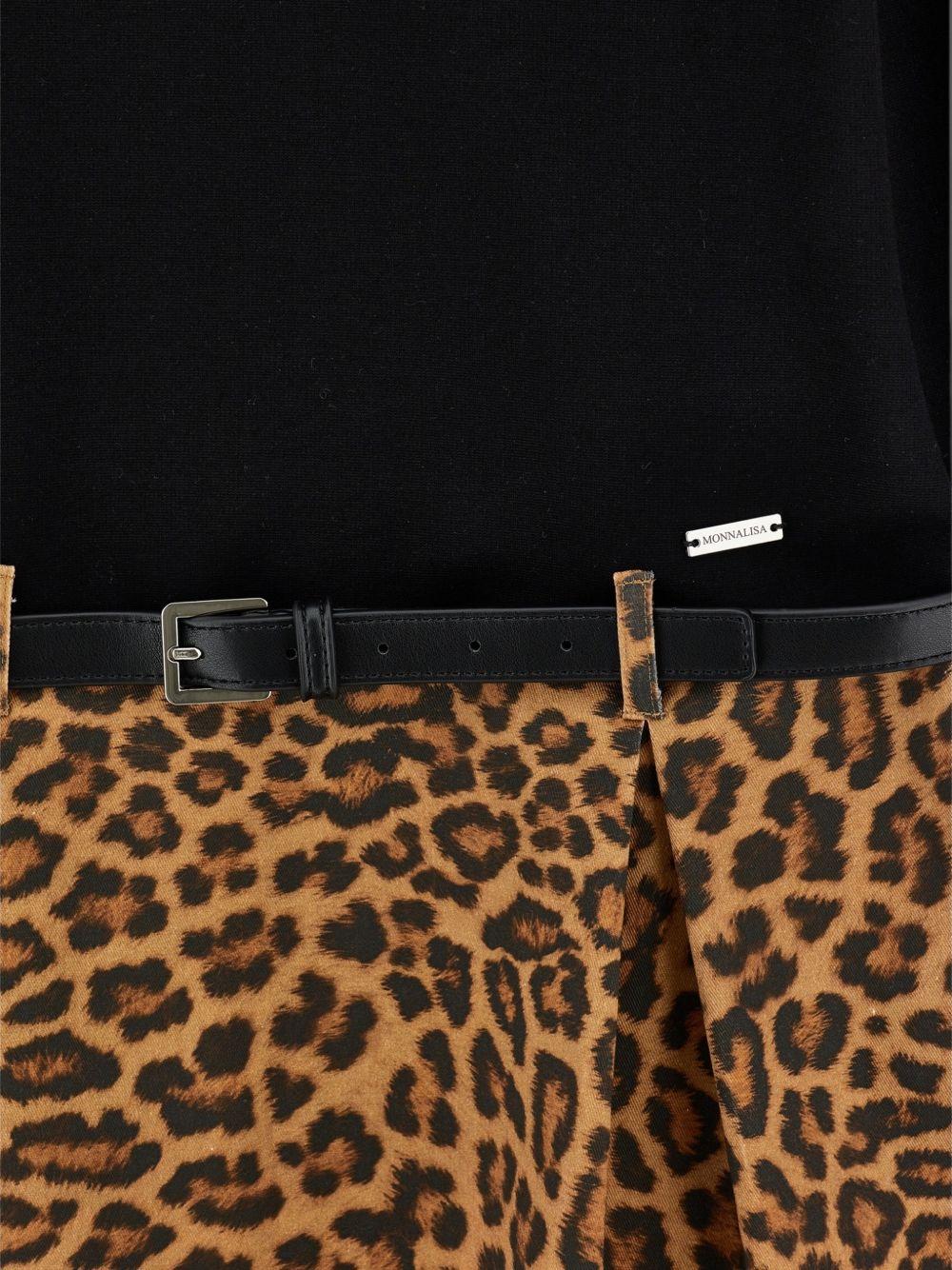 Abito per bambina Monnalisa leopardato - Ninna Nanna