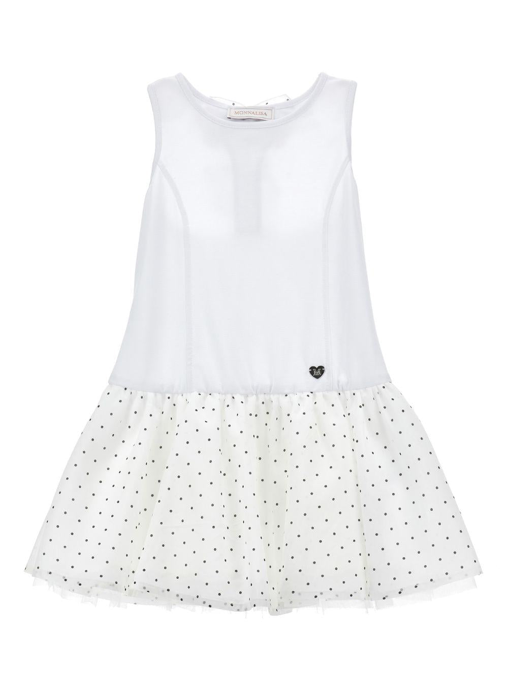 Abito per bambina Monnalisa smanicato - Ninna Nanna