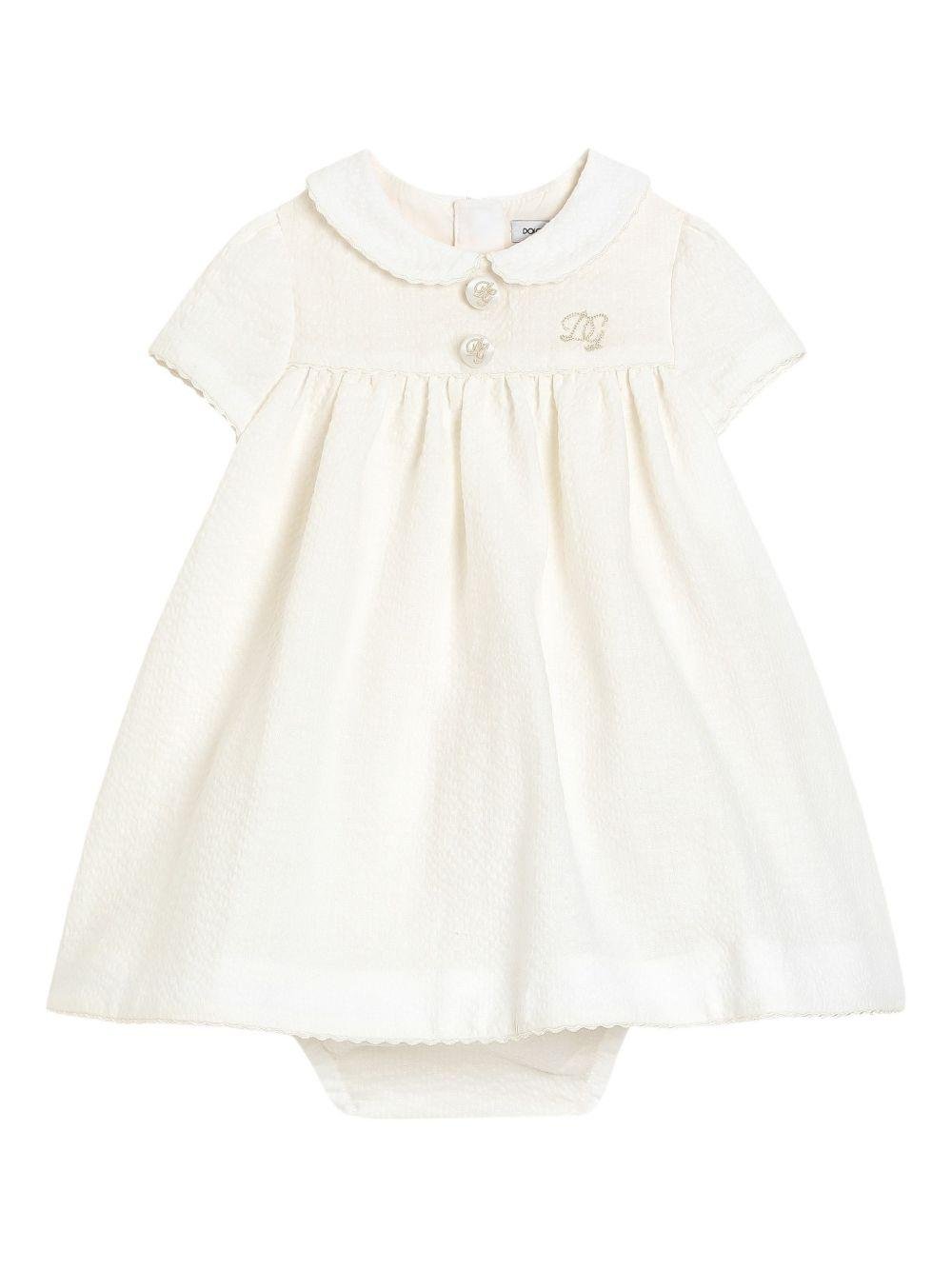 Abito per neonata Dolce & Gabbana Kids con ricamo - Ninna Nanna