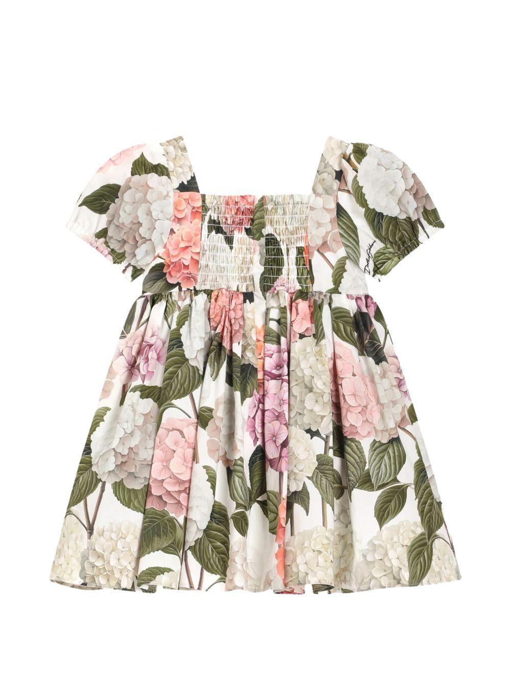 Abito per neonata Dolce & Gabbana Kids floreale - Ninna Nanna
