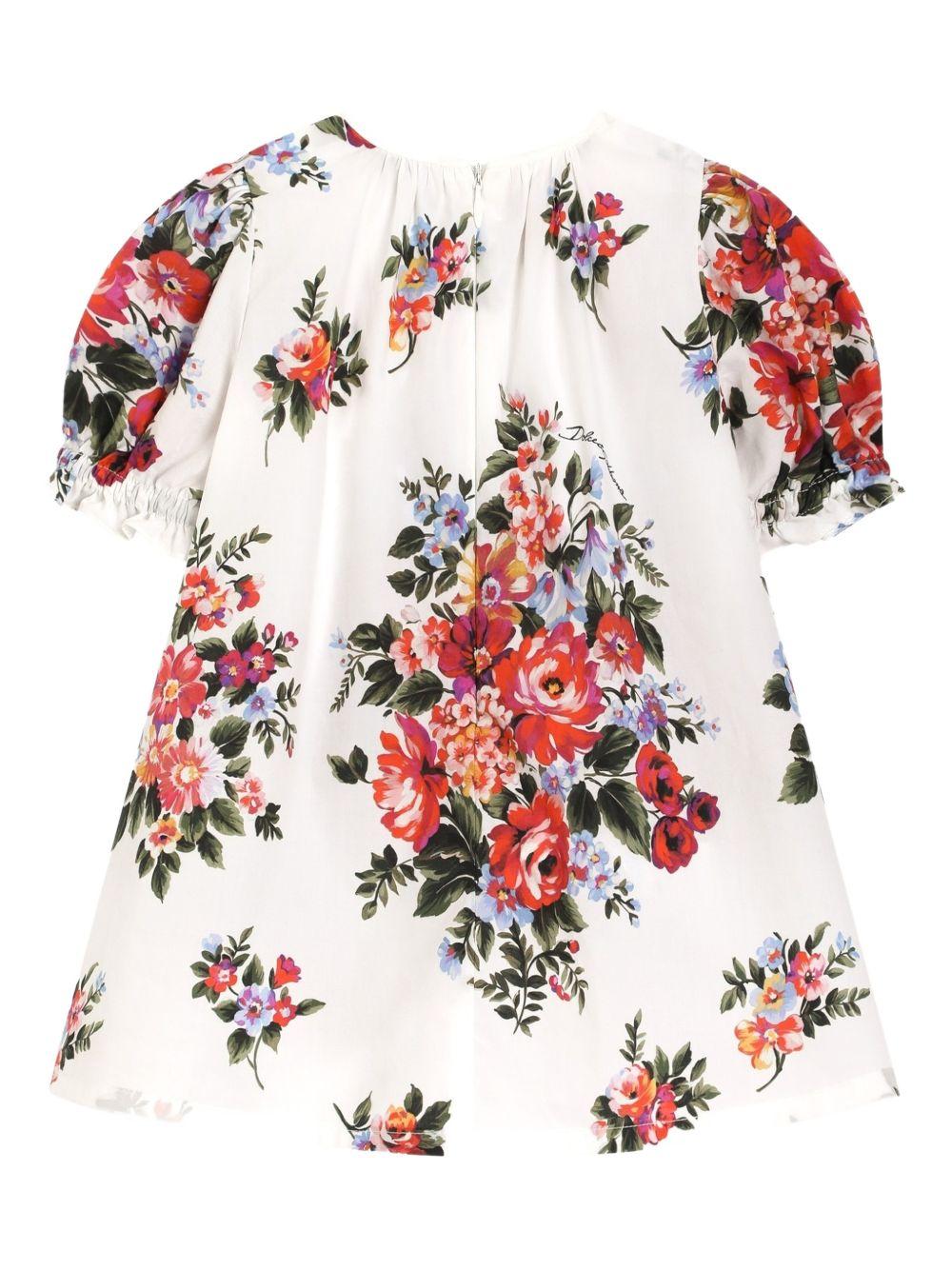 Abito per neonata Dolce & Gabbana Kids floreale - Ninna Nanna