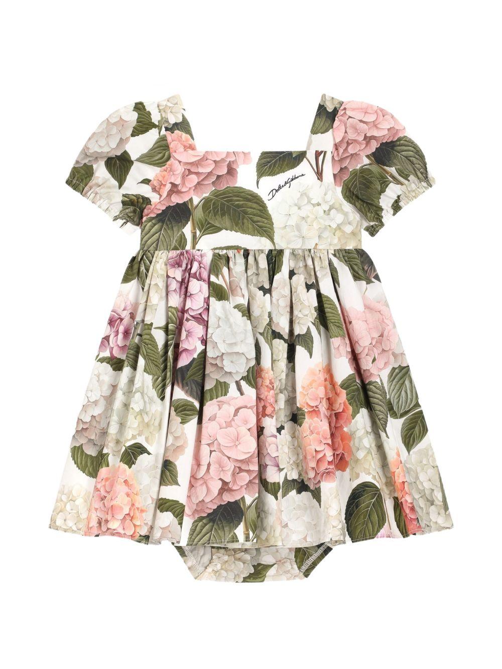 Abito per neonata Dolce & Gabbana Kids floreale - Ninna Nanna