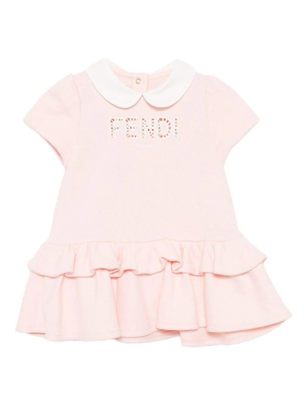 Abito per neonata Fendi Kids con ricamo - Ninna Nanna