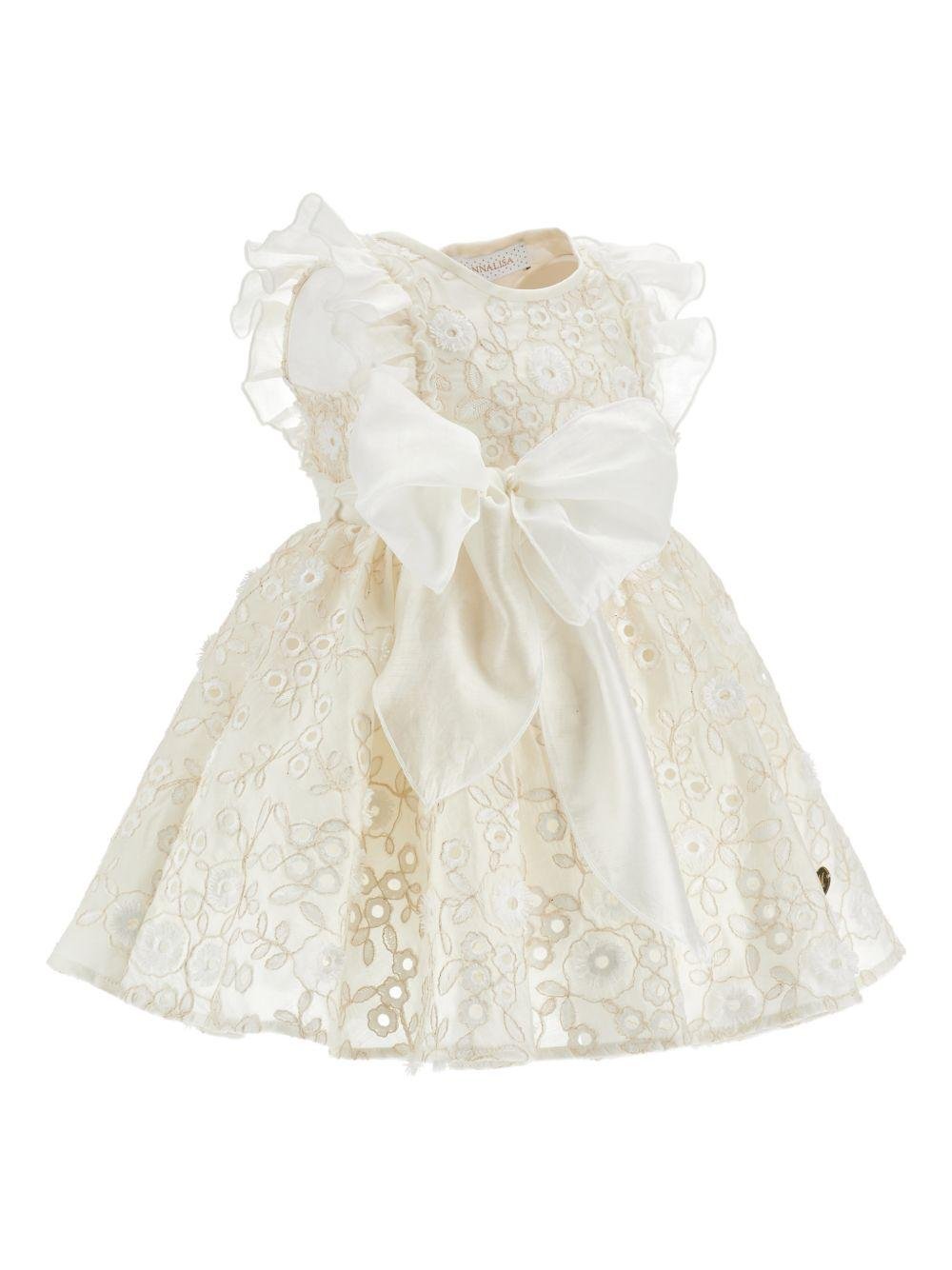Abito per neonata Monnalisa a fiori - Ninna Nanna