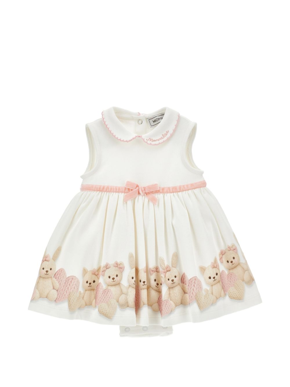 Abito per neonata Monnalisa con cardigan - Ninna Nanna