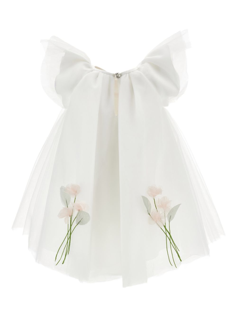 Abito per neonata Monnalisa con fiori - Ninna Nanna