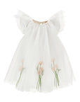 Abito per neonata Monnalisa con fiori - Ninna Nanna