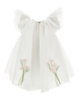 Abito per neonata Monnalisa con fiori - Ninna Nanna