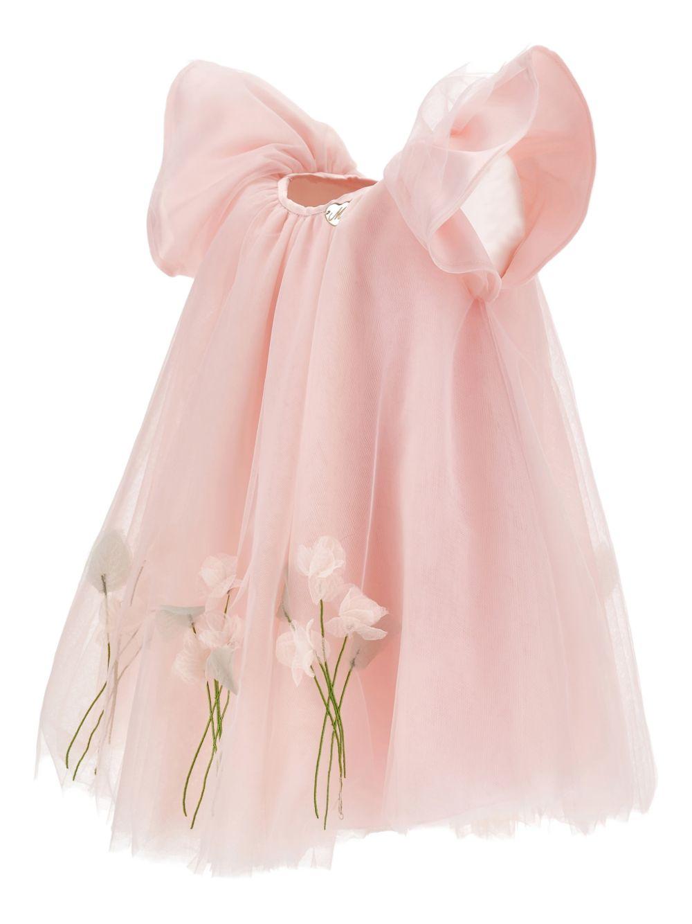 Abito per neonata Monnalisa con fiori - Ninna Nanna