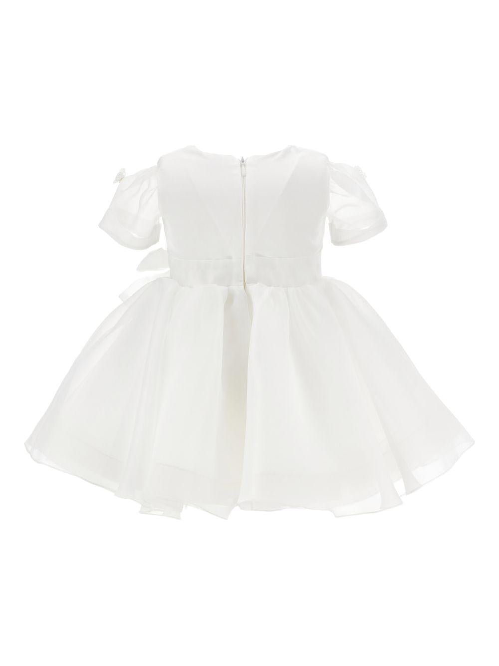 Abito per neonata Monnalisa organza - Ninna Nanna