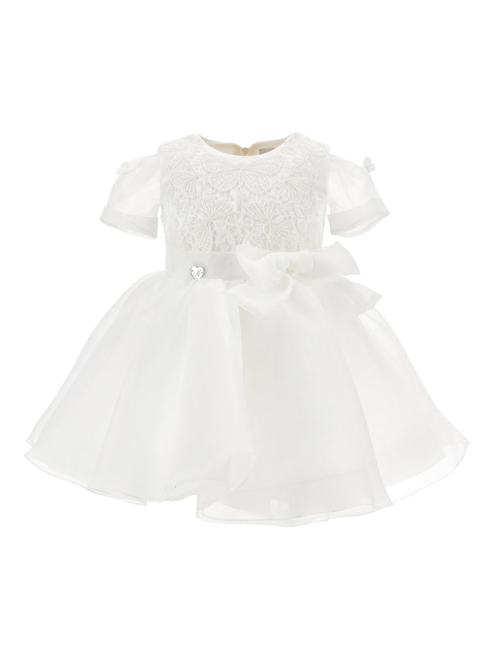 Abito per neonata Monnalisa organza - Ninna Nanna