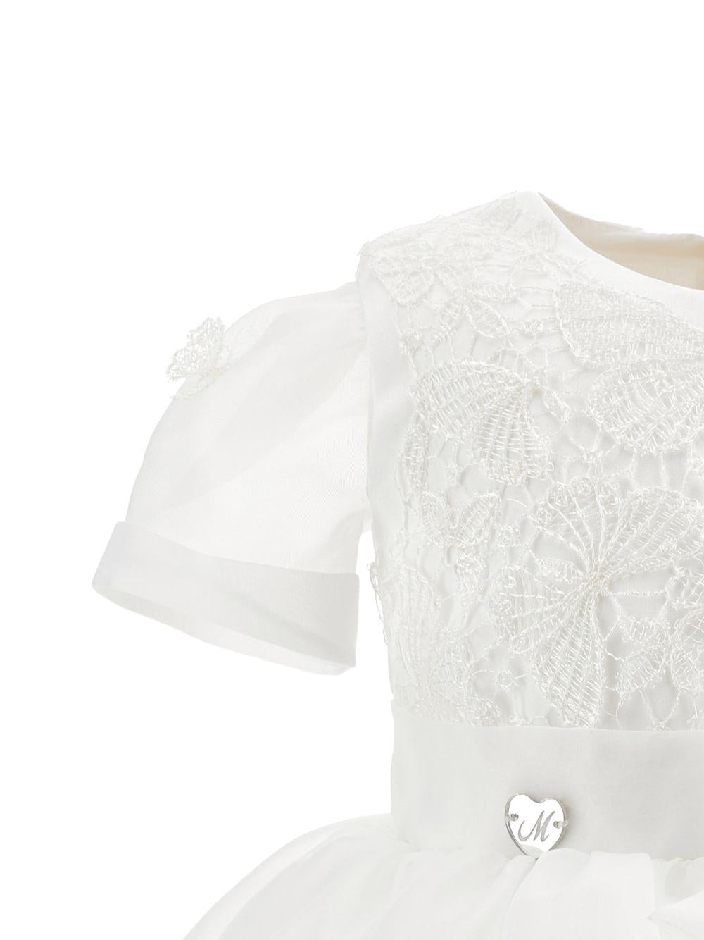 Abito per neonata Monnalisa organza - Ninna Nanna