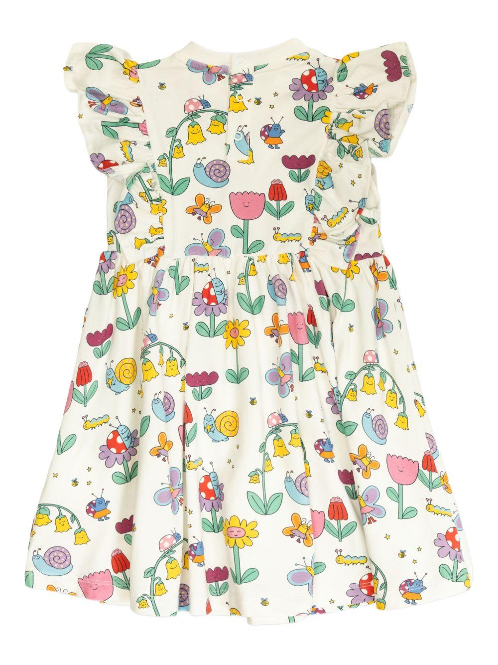 Abito per neonata Stella McCartney Kids con stampa - Ninna Nanna