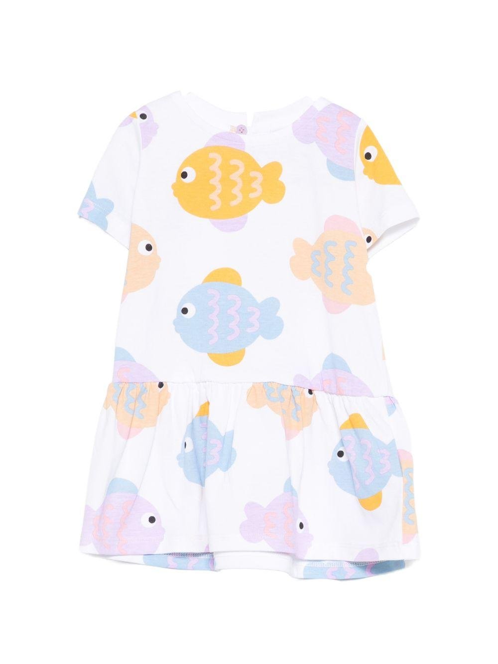 Abito per neonata Stella McCartney Kids con stampa - Ninna Nanna