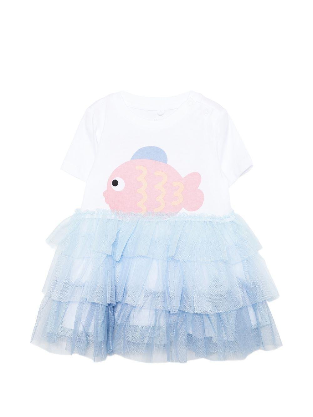 Abito per neonata Stella McCartney Kids con stampa - Ninna Nanna