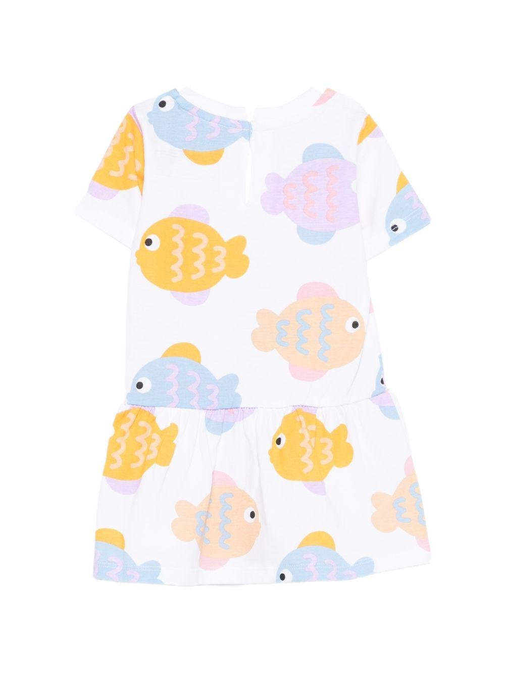 Abito per neonata Stella McCartney Kids con stampa - Ninna Nanna
