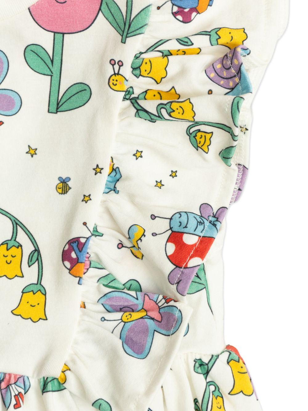 Abito per neonata Stella McCartney Kids con stampa - Ninna Nanna