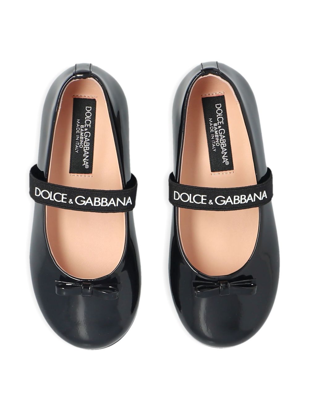Ballerina per bambina Dolce & Gabbana Kids in pelle - Ninna Nanna