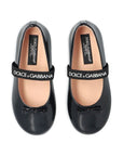 Ballerina per bambina Dolce & Gabbana Kids in pelle - Ninna Nanna