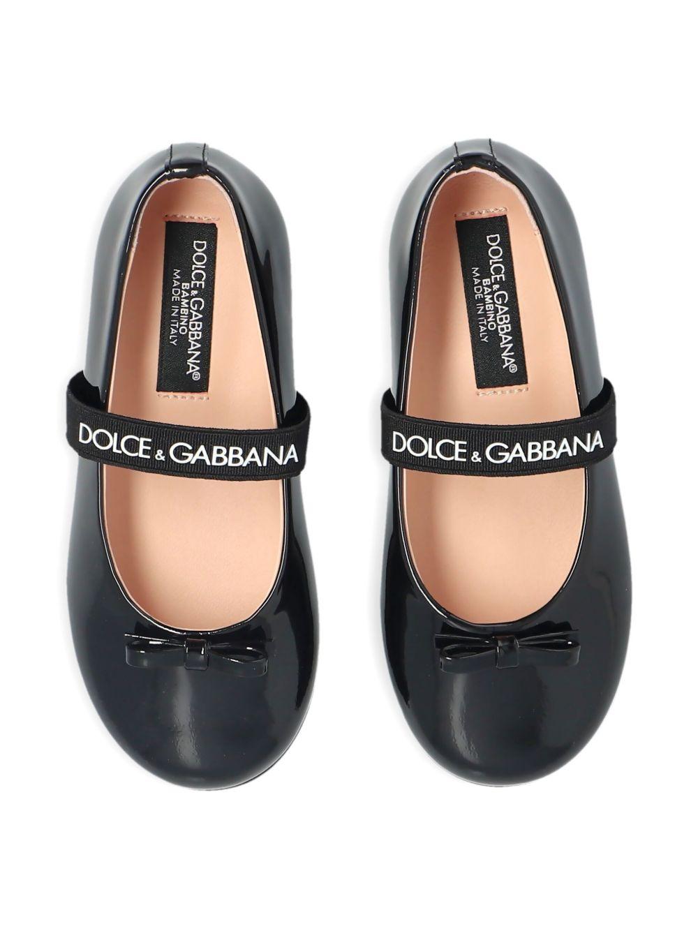 Ballerina per bambina Dolce & Gabbana Kids in pelle - Ninna Nanna