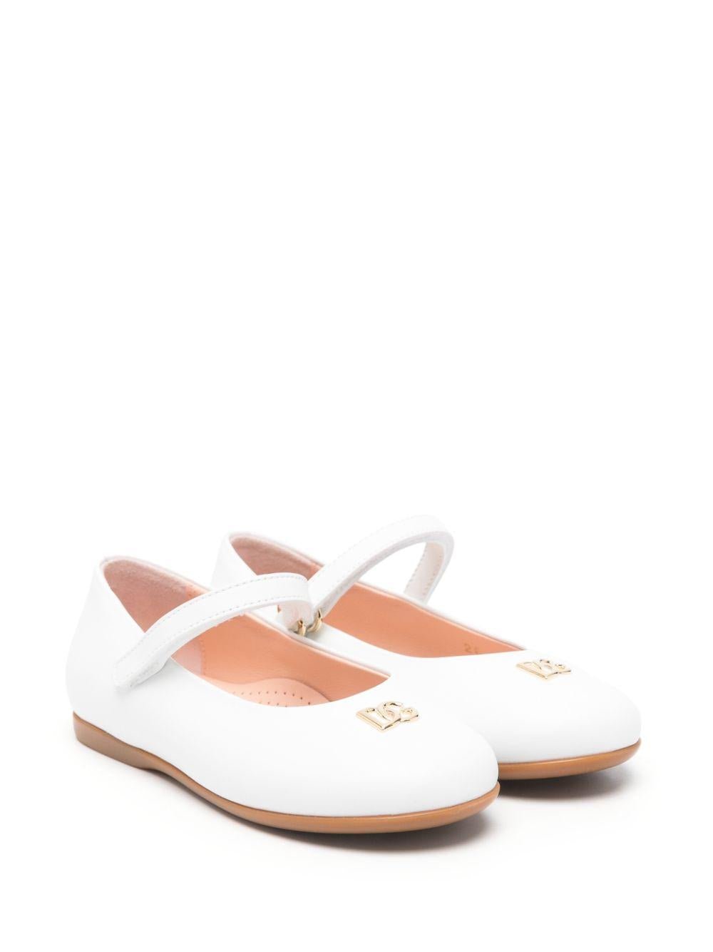 Ballerine per bambina Dolce & Gabbana Kids con logo - Ninna Nanna