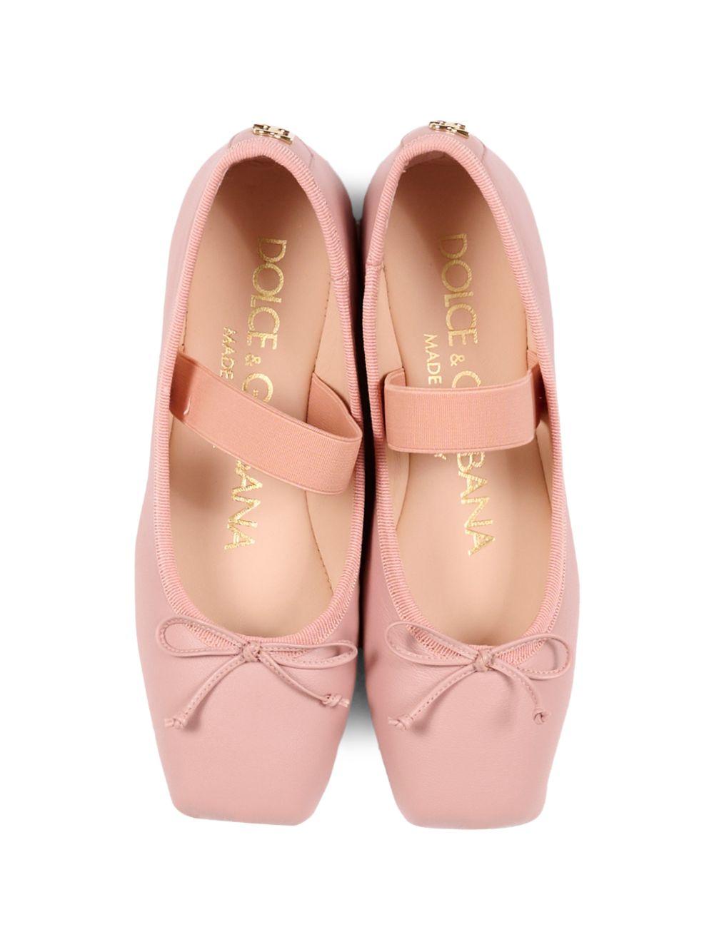 Ballerine per bambina Dolce & Gabbana Kids in pelle - Ninna Nanna
