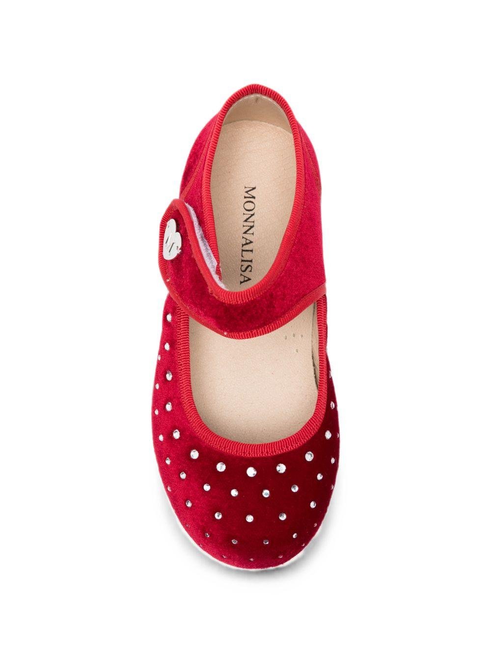 Ballerine per bambina Monnalisa con cristaliini - Ninna Nanna
