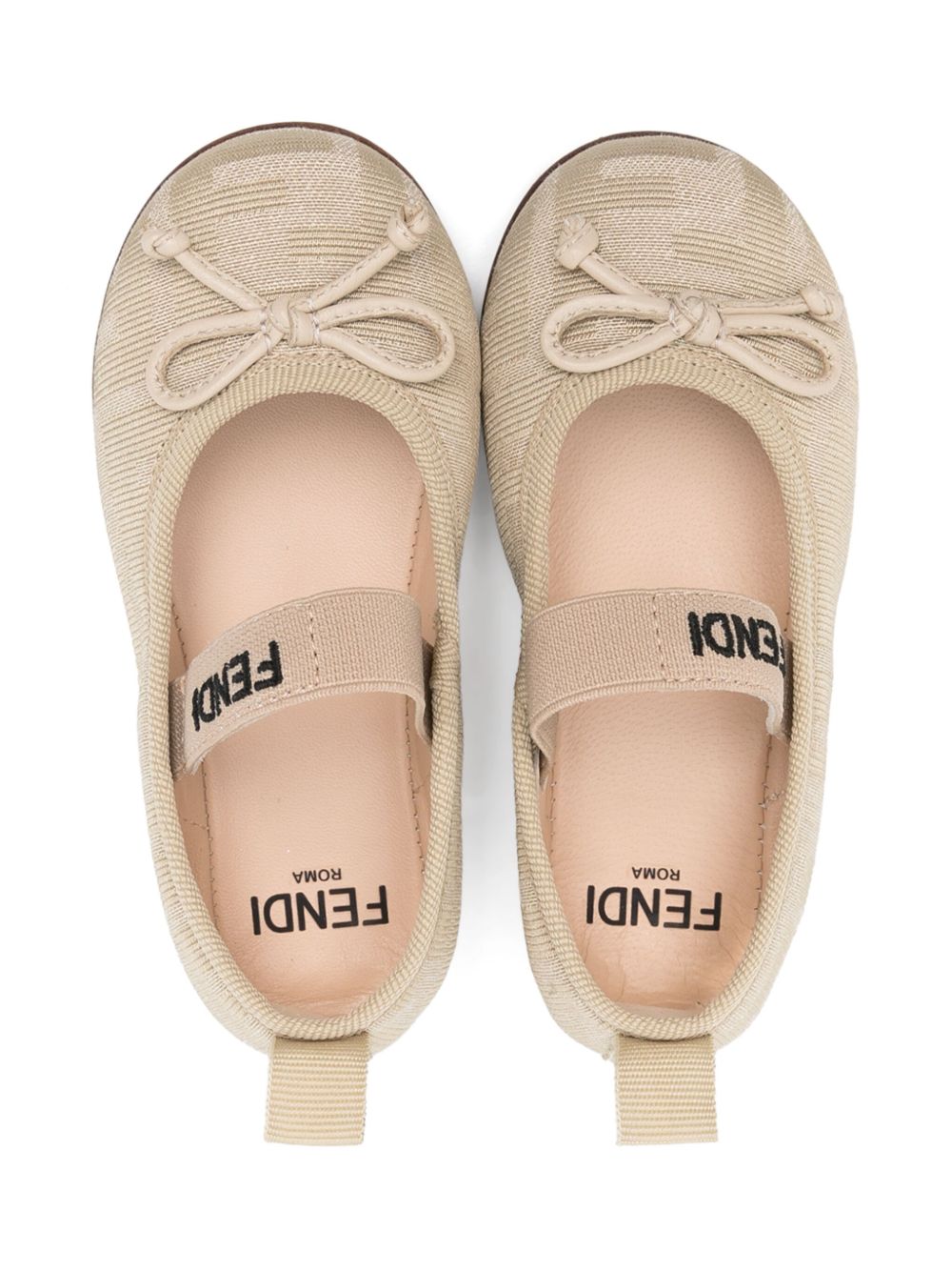 Ballerine per neonata Fendi Kids monogramm - Ninna Nanna