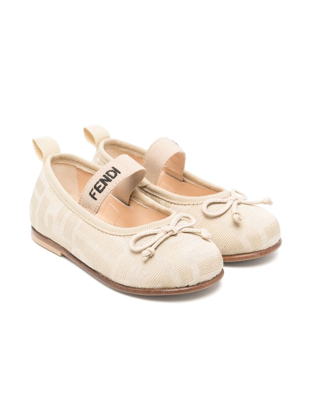 Ballerine per neonata Fendi Kids monogramm - Ninna Nanna