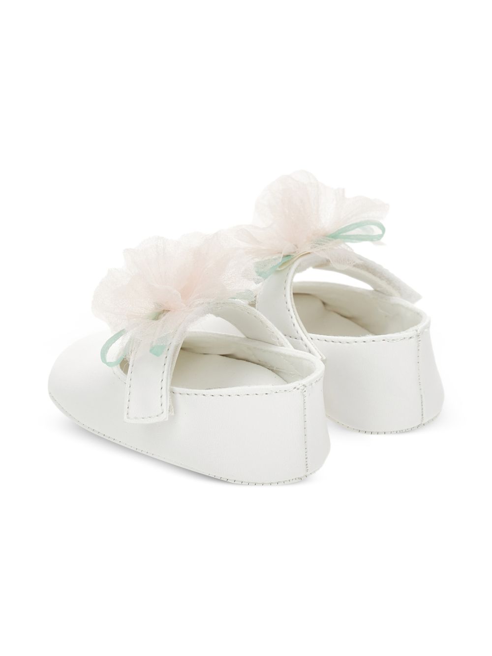 Ballerine per neonata Monnalisa con fiore - Ninna Nanna
