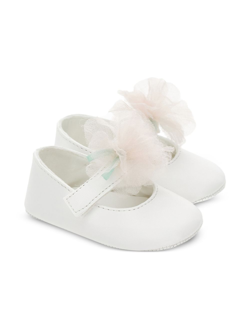 Ballerine per neonata Monnalisa con fiore - Ninna Nanna