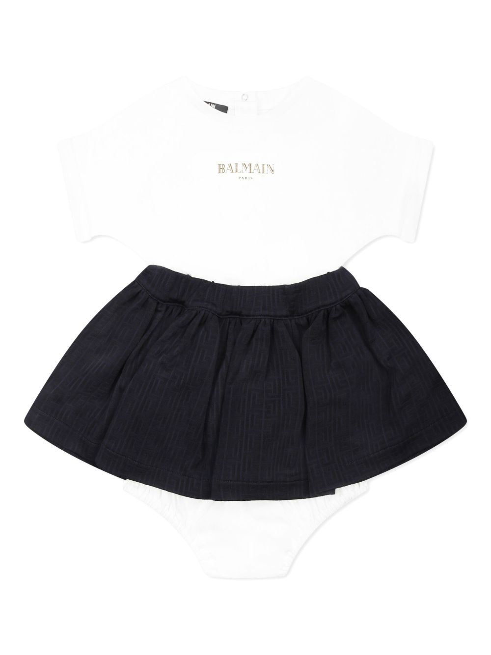 Balmain Kids abito con logo - Ninna Nanna