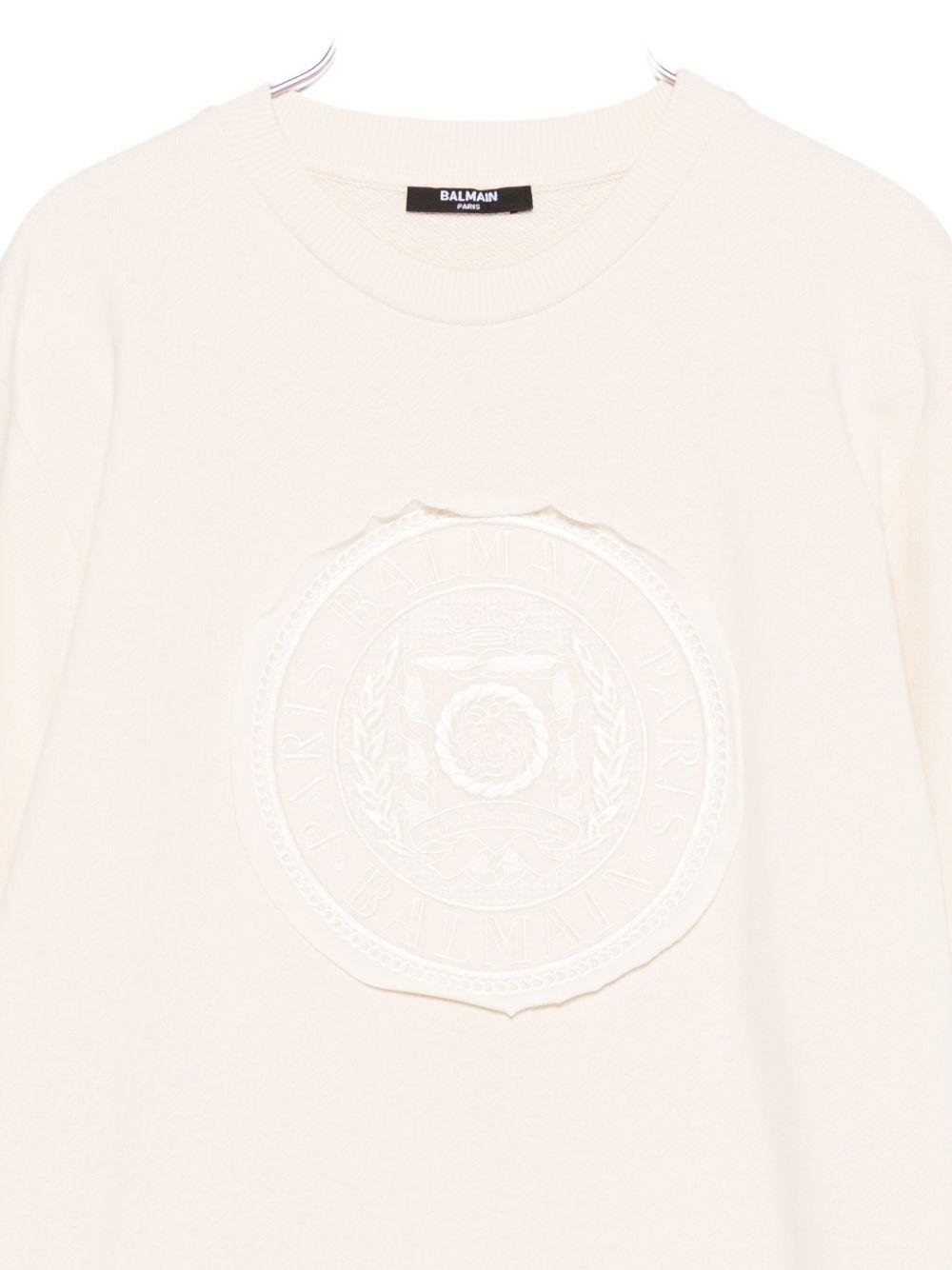 Balmain Kids felpa con logo - Ninna Nanna