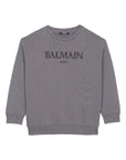 Balmain kids felpa con stampa - Ninna Nanna