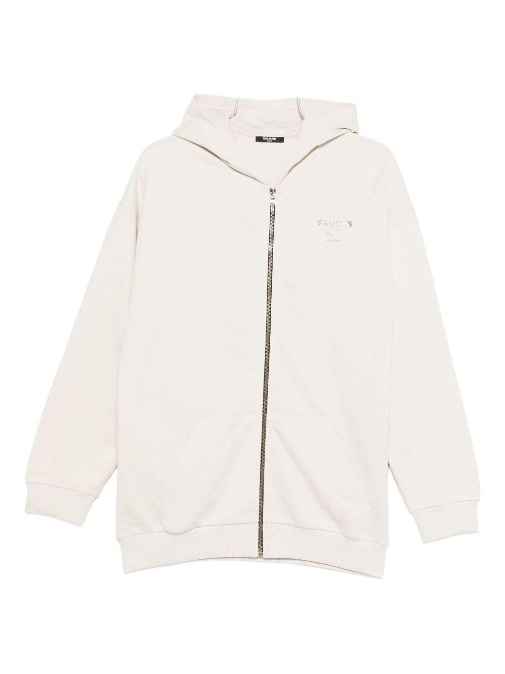 Balmain Kids felpa con zip - Ninna Nanna