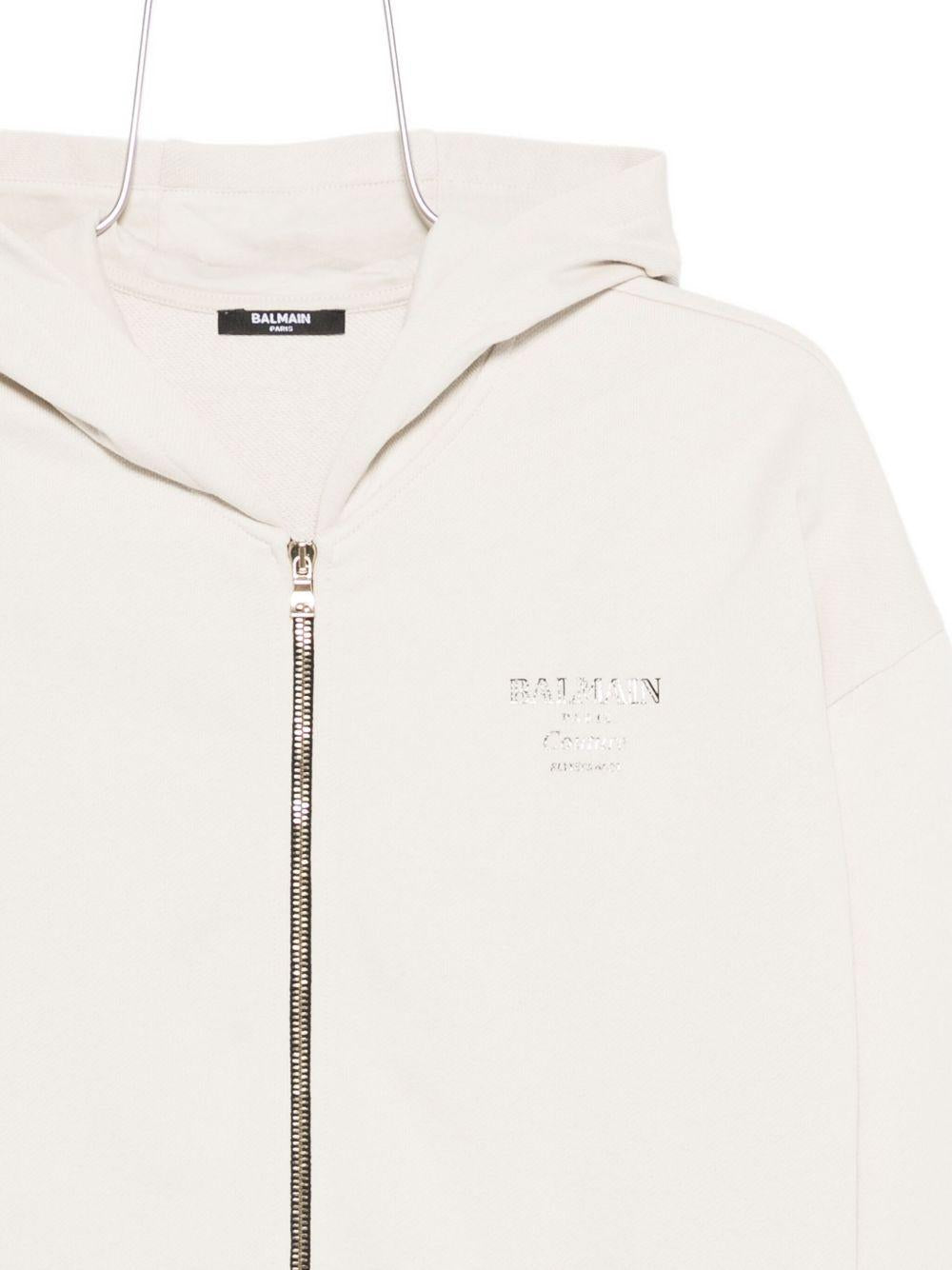 Balmain Kids felpa con zip - Ninna Nanna