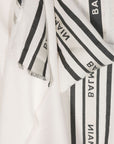 Balmain Kids foulard con logo - Ninna Nanna