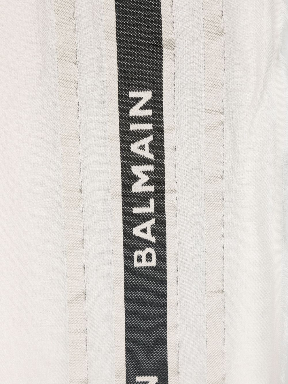 Balmain Kids foulard con logo - Ninna Nanna