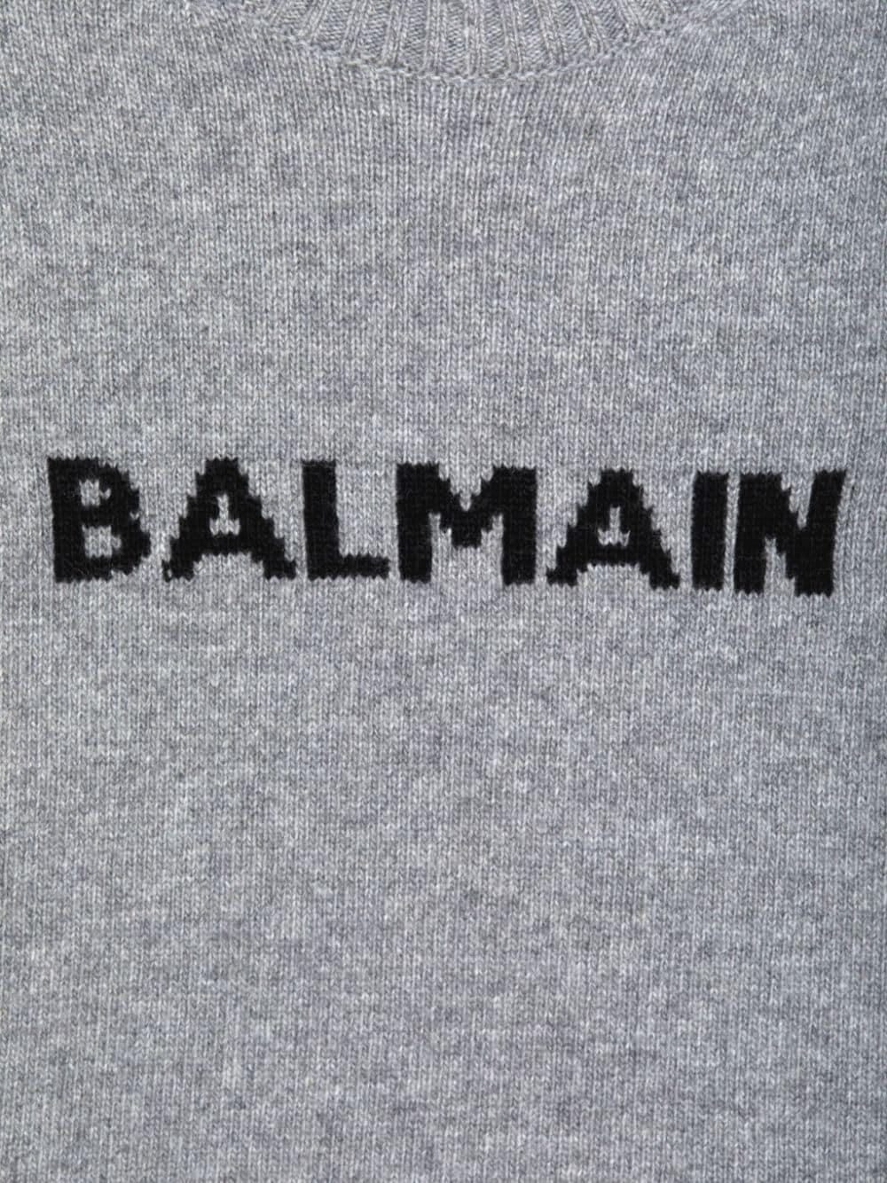 Balmain Kids maglione con logo - Ninna Nanna