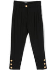 Balmain Kids pantaloni a vita alta - Ninna Nanna