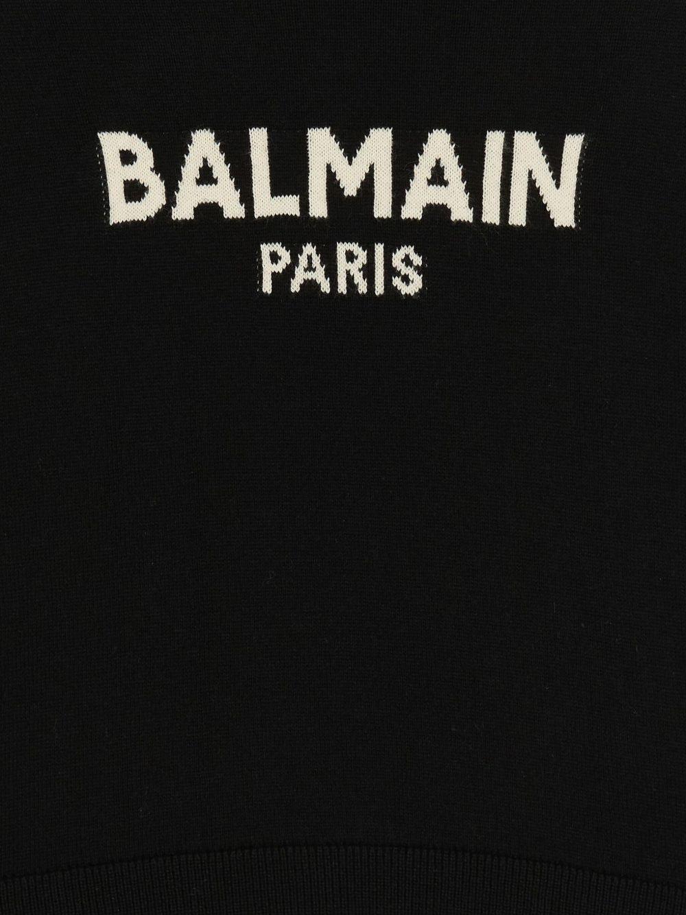Balmain Kids pullover con logo - Ninna Nanna