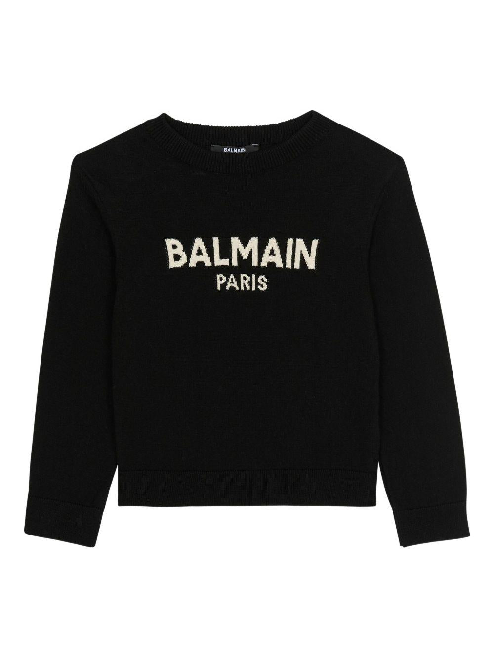 Balmain Kids pullover con logo - Ninna Nanna