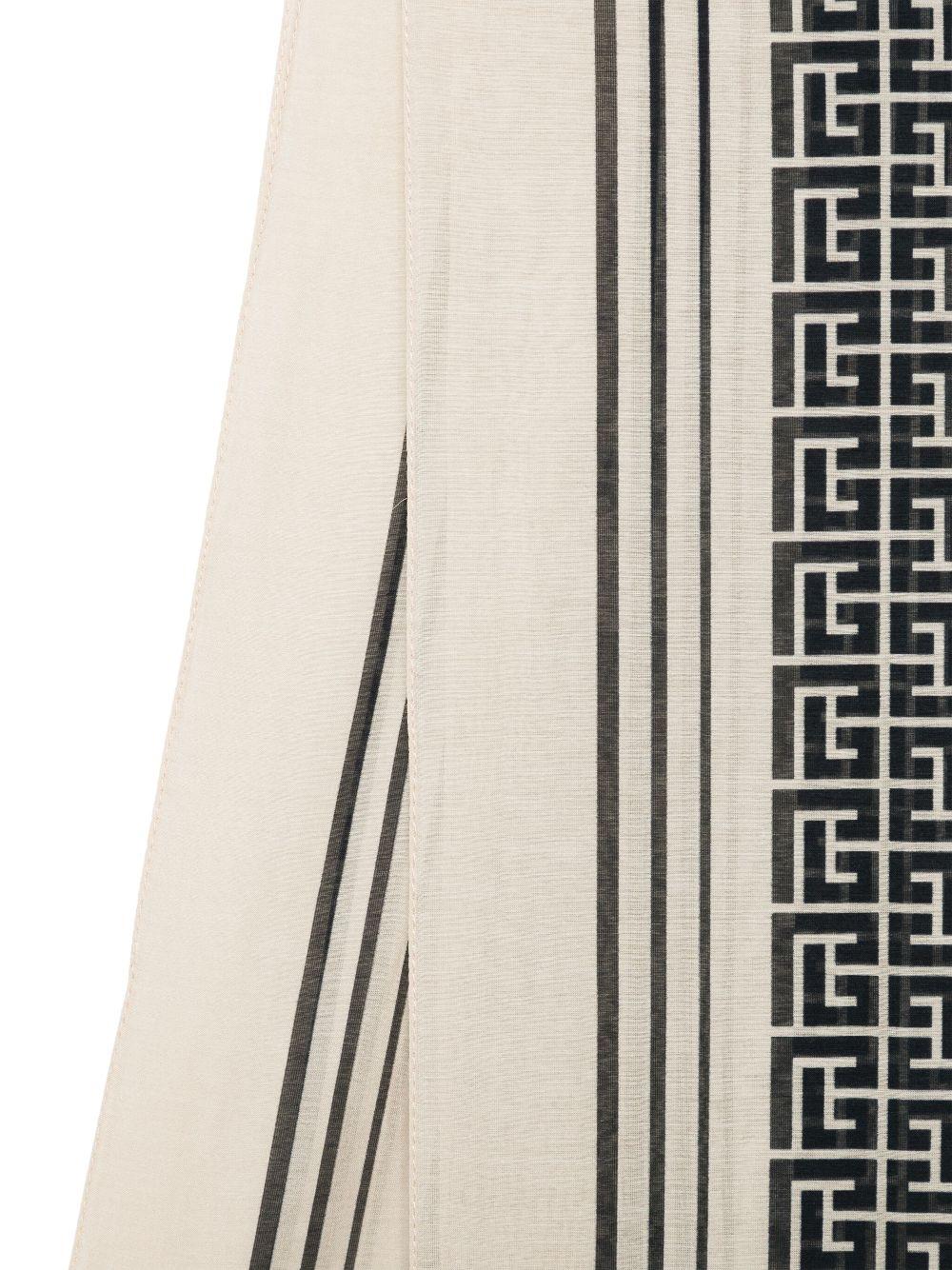 Balmain Kids sciarpa monogramma - Ninna Nanna