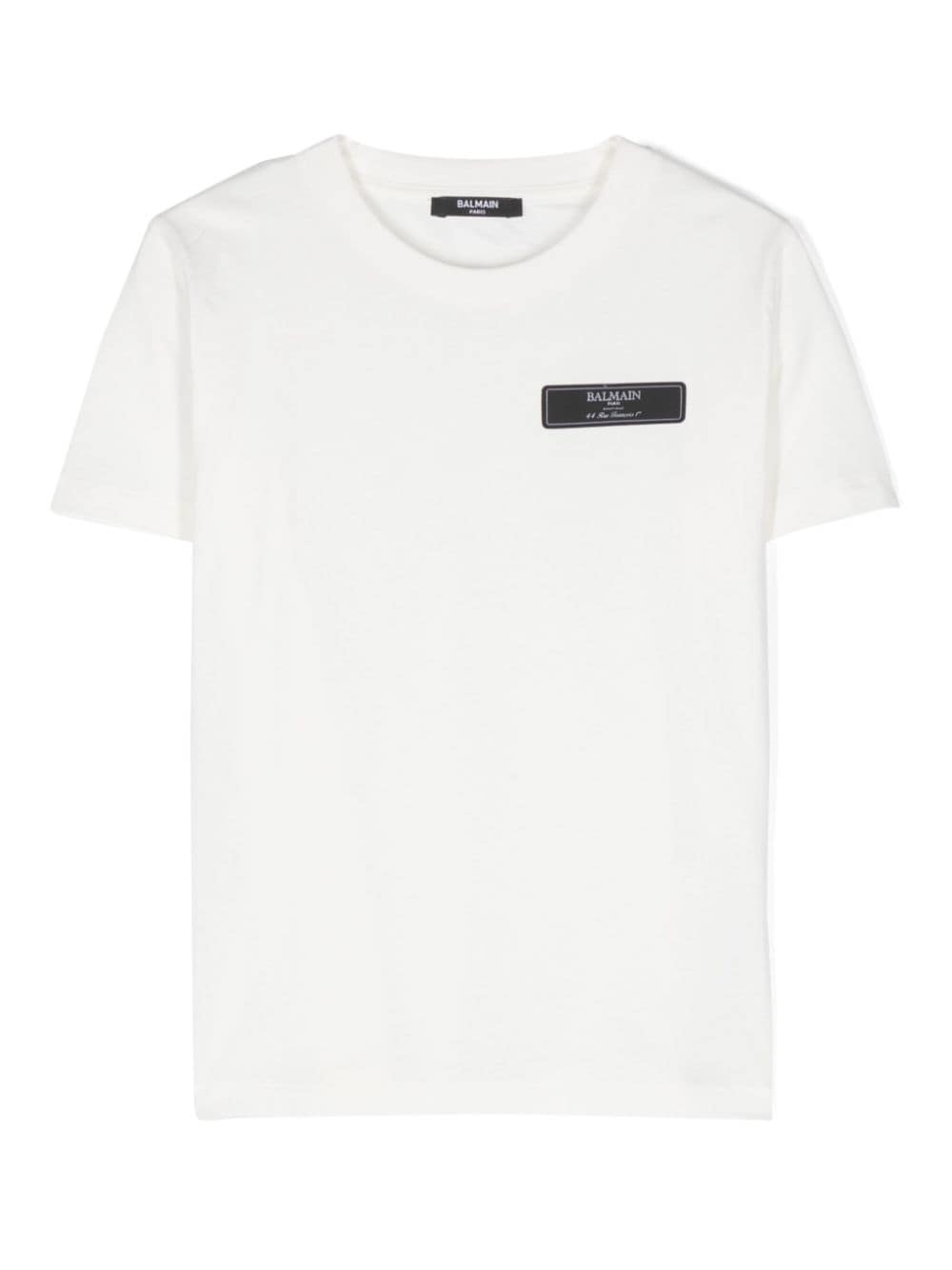 Balmain Kids t-shirt con patch logo - Ninna Nanna