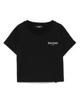 Balmain Kids t-shirt crop - Ninna Nanna