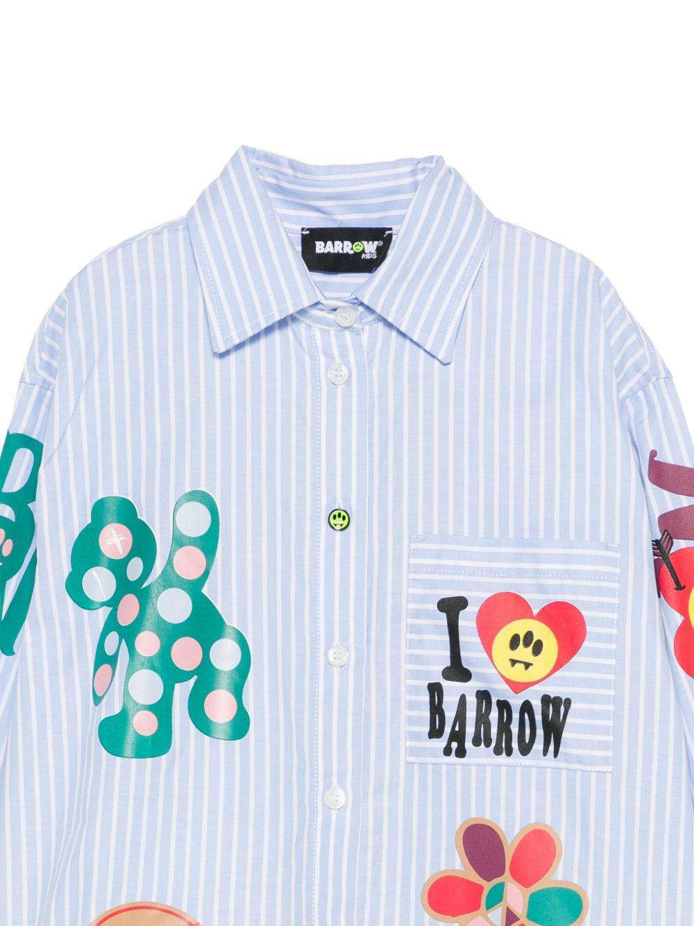 Barrow kids camicia con stampe - Ninna Nanna