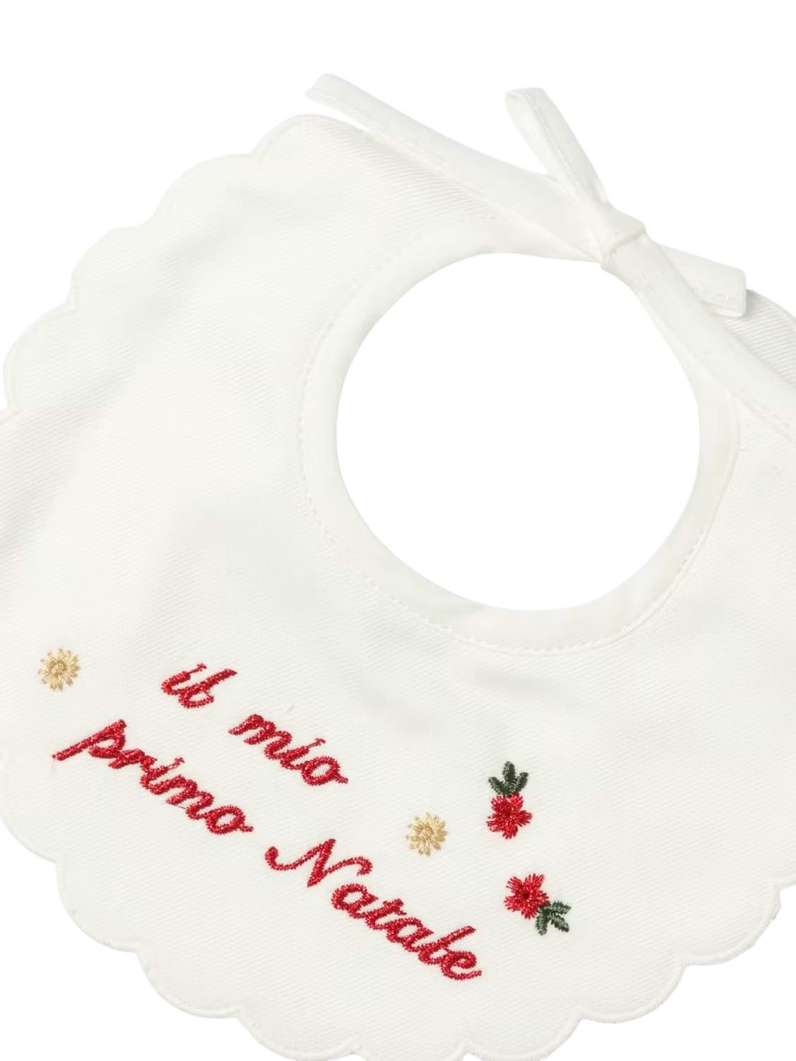 Bavaglino per neonata Marlù Couture natalizio - Ninna Nanna