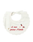 Bavaglino per neonata Marlù Couture natalizio - Ninna Nanna